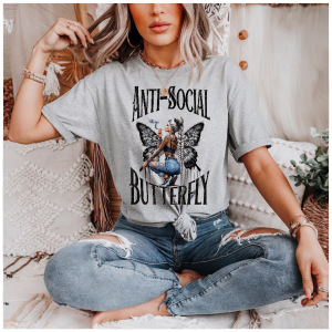 Anti-Social Butterfly T-Shirt