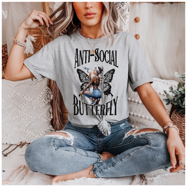 Anti-Social Butterfly T-Shirt